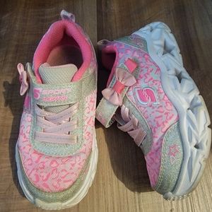 Toddler 8 Light up Skechers Shoes